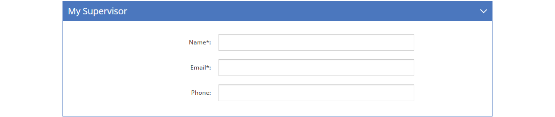 Account Request Detail Screen - Supervisor Tab