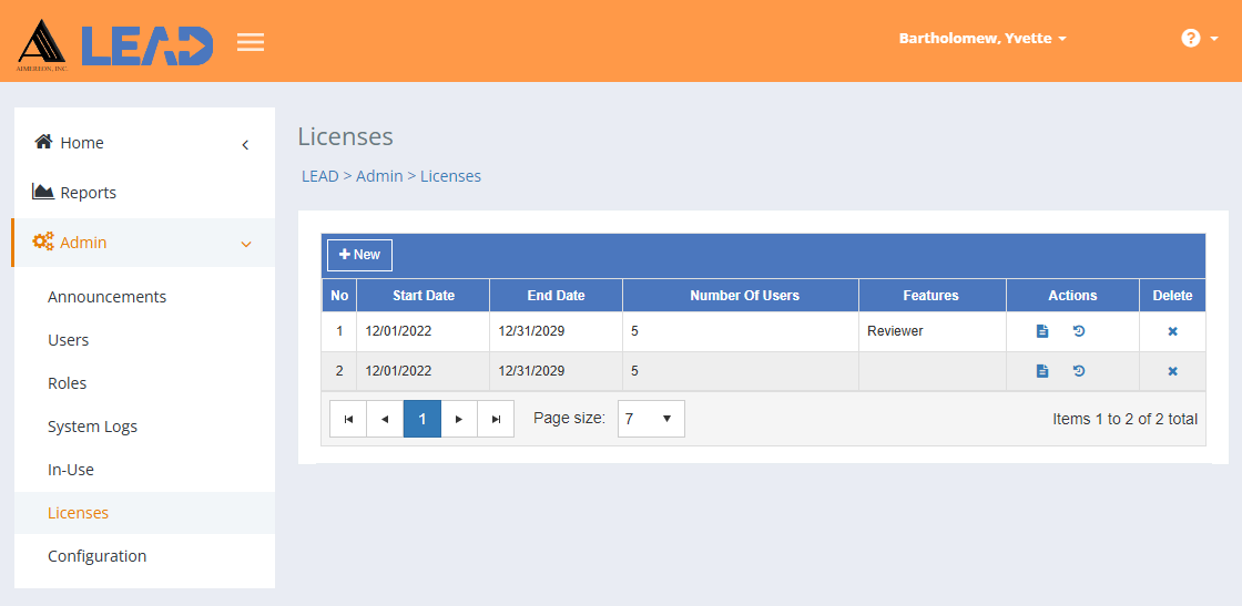 LEAD Administrator - Licensing LEAD Administrator - Licensing