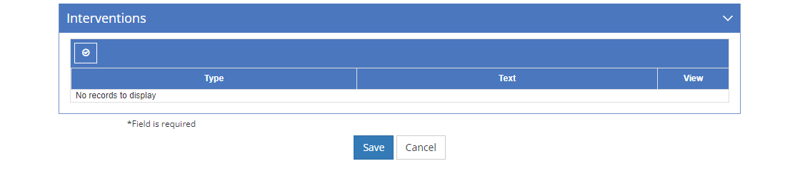 Task Analysis > Skill Detail Screen - Edit Interventions Tab