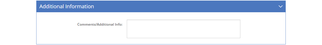 Account Request Detail Screen - Additional Information Tab Account Request Detail Screen - Additional Information Tab