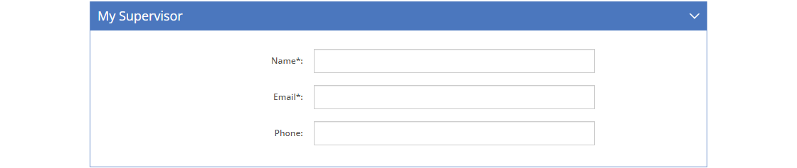 Account Request Detail Screen - Supervisor Tab Account Request Detail Screen - Supervisor Tab