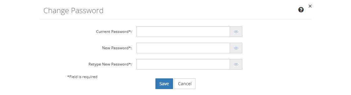 Change Password Change Password