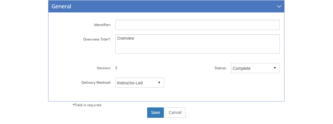 Overview or Summary Edit Overview or Summary Edit