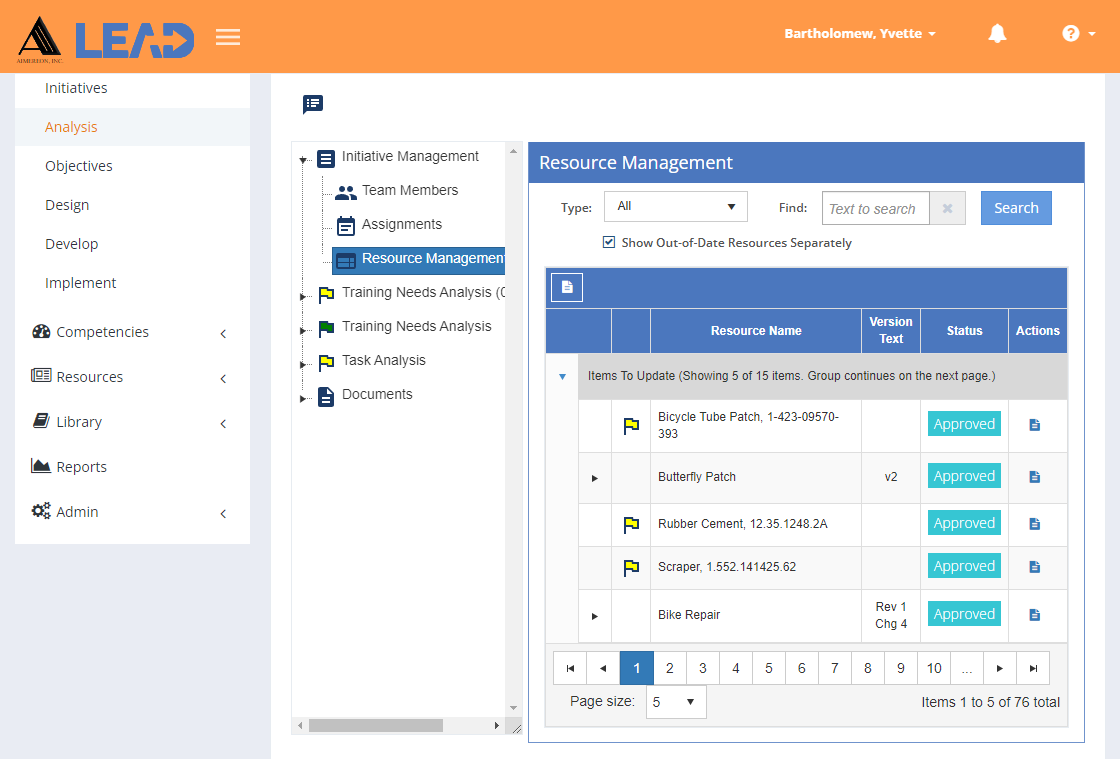 Initiative Management > Resource Management Initiative Management > Resource Management