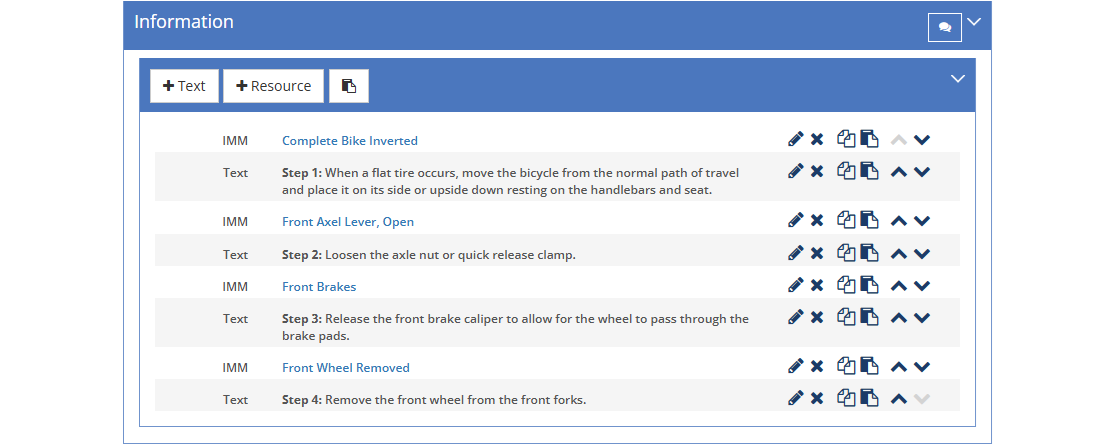 Information Sheet - Information Tab Information Sheet - Information Tab