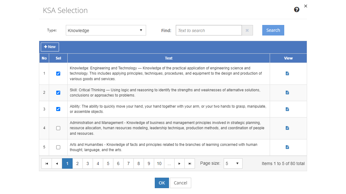Task Analysis > KSA Selection Screen Task Analysis > KSA Selection Screen