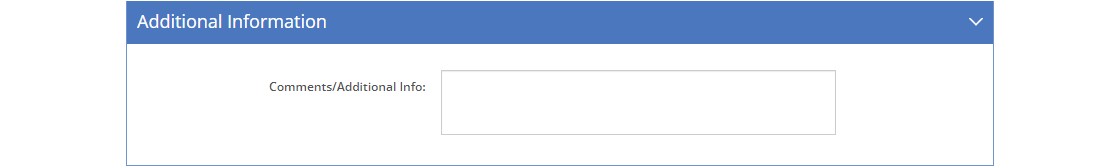 User Detail Screen - Additional Information Tab User Detail Screen - Additional Information Tab