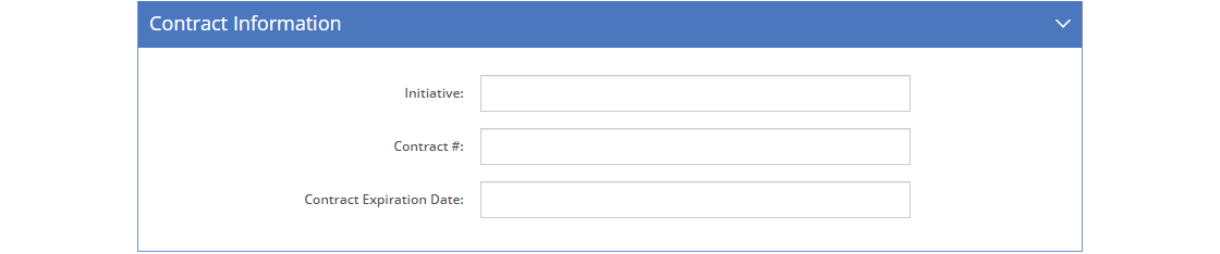 User Detail Screen - Contract Information Tab User Detail Screen - Contract Information Tab